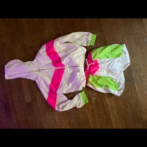 Matching jacket shorts set